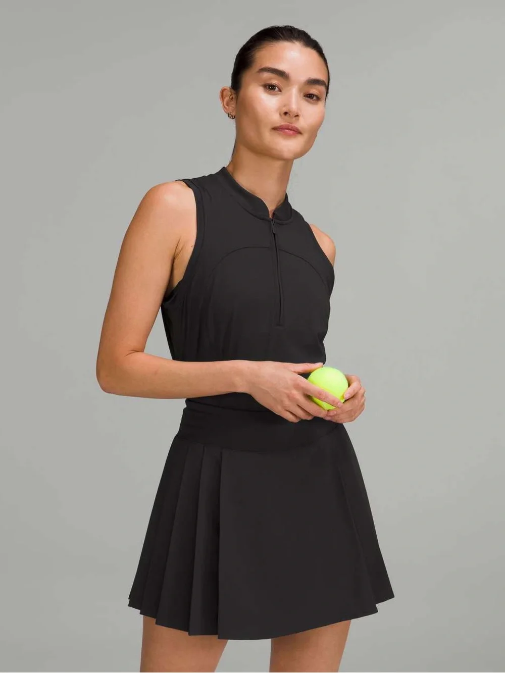 Lululemon Side-Pleat High-Rise Tennis Skirt - Black